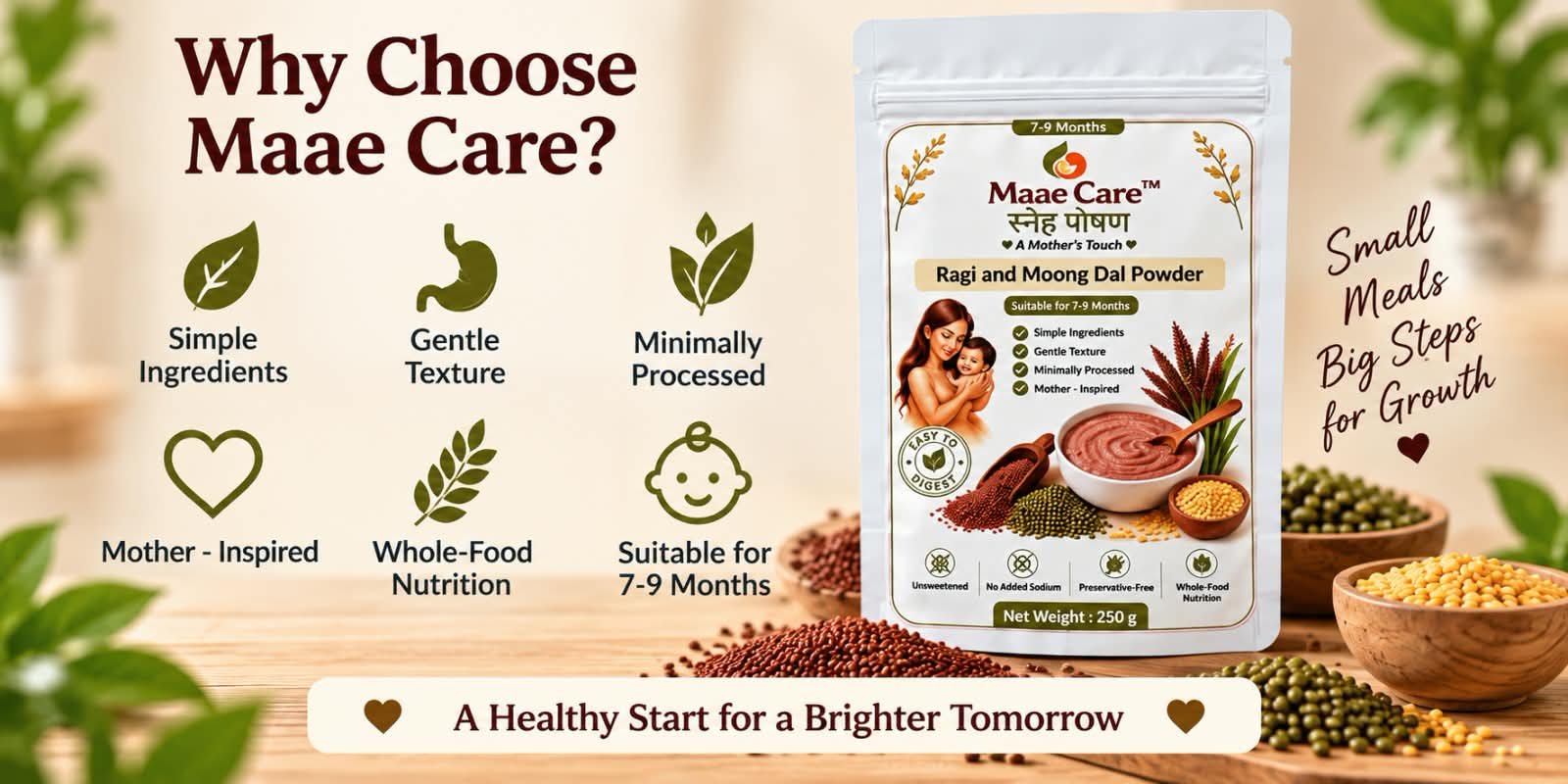 Ragi and Moong Dal Powder - Image 3