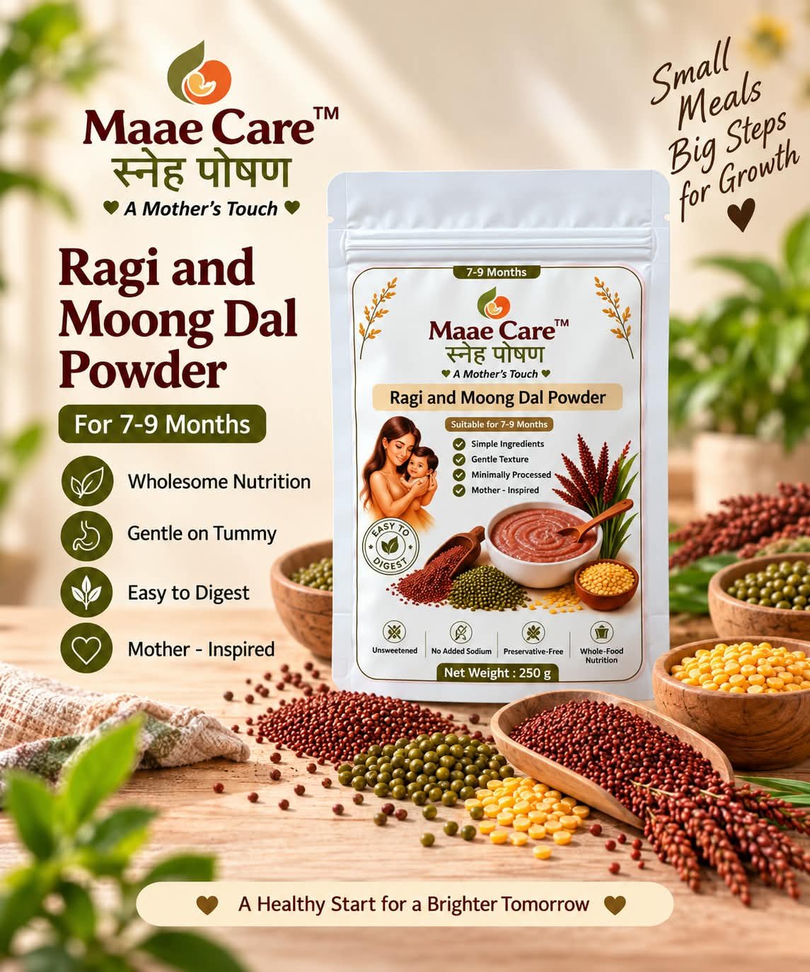 Ragi and Moong Dal Powder - Image 4