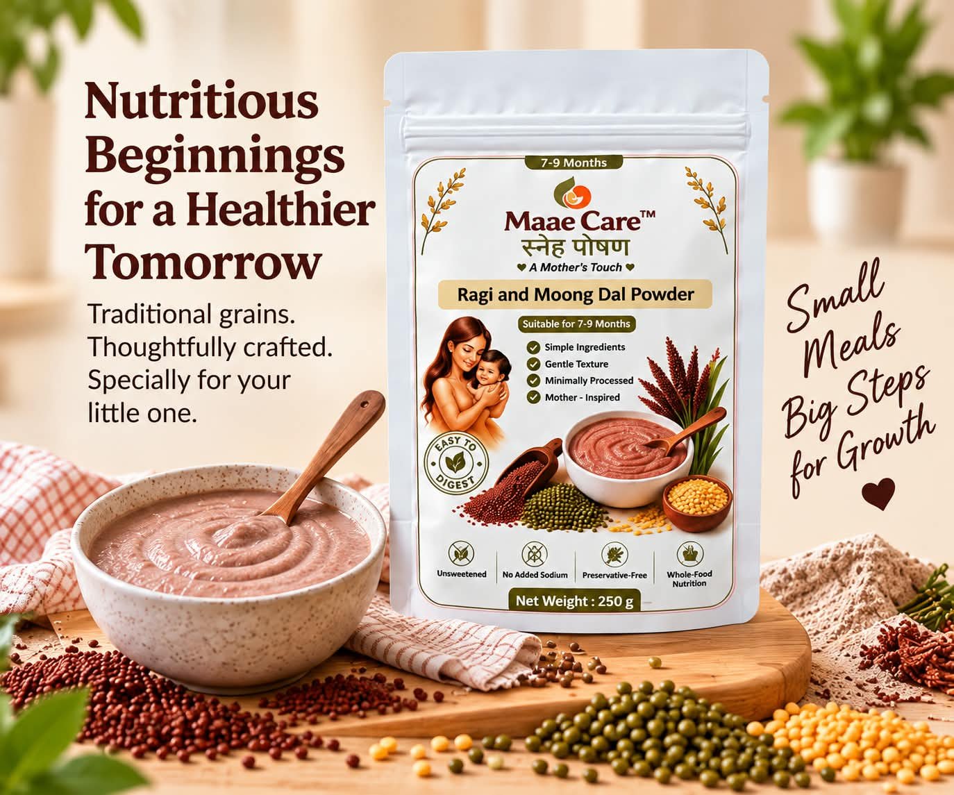 Ragi and Moong Dal Powder - Image 5