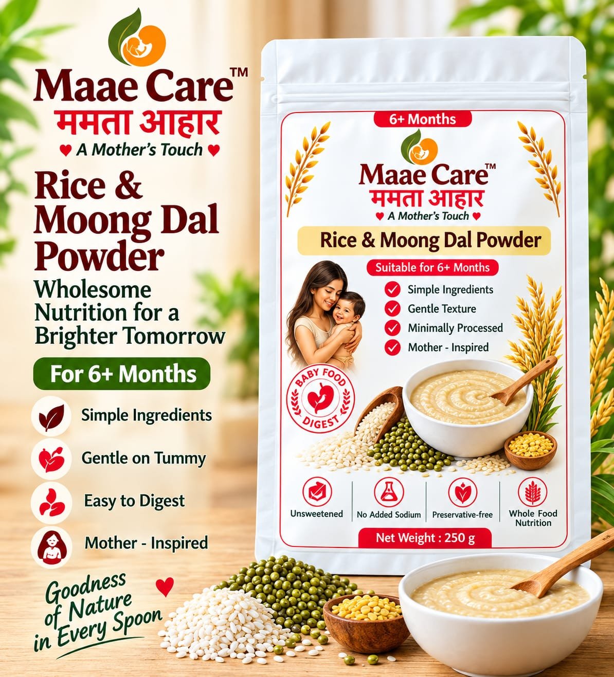 Rice And Moong Dal Powder - Image 3